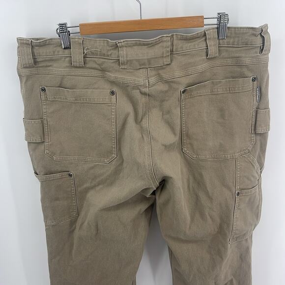 Duluth Trading Co. Flex Fire Hose stretch flat front carpenter pants sz 42x30 - Picture 6 of 7